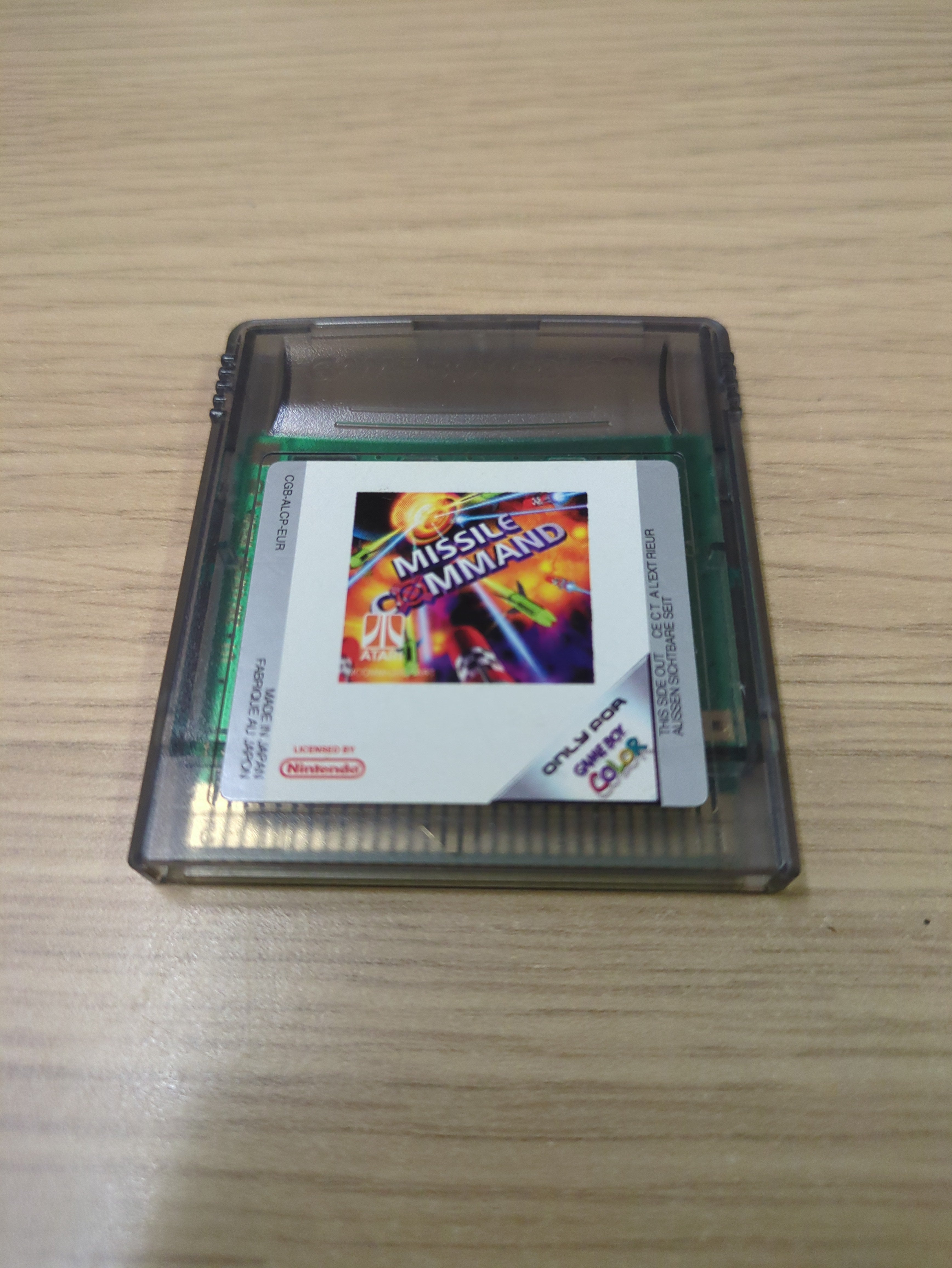 Missile Command Nintendo Game Boy Color Cart Only Missile Command Nintendo Game Boy Color Cart Only